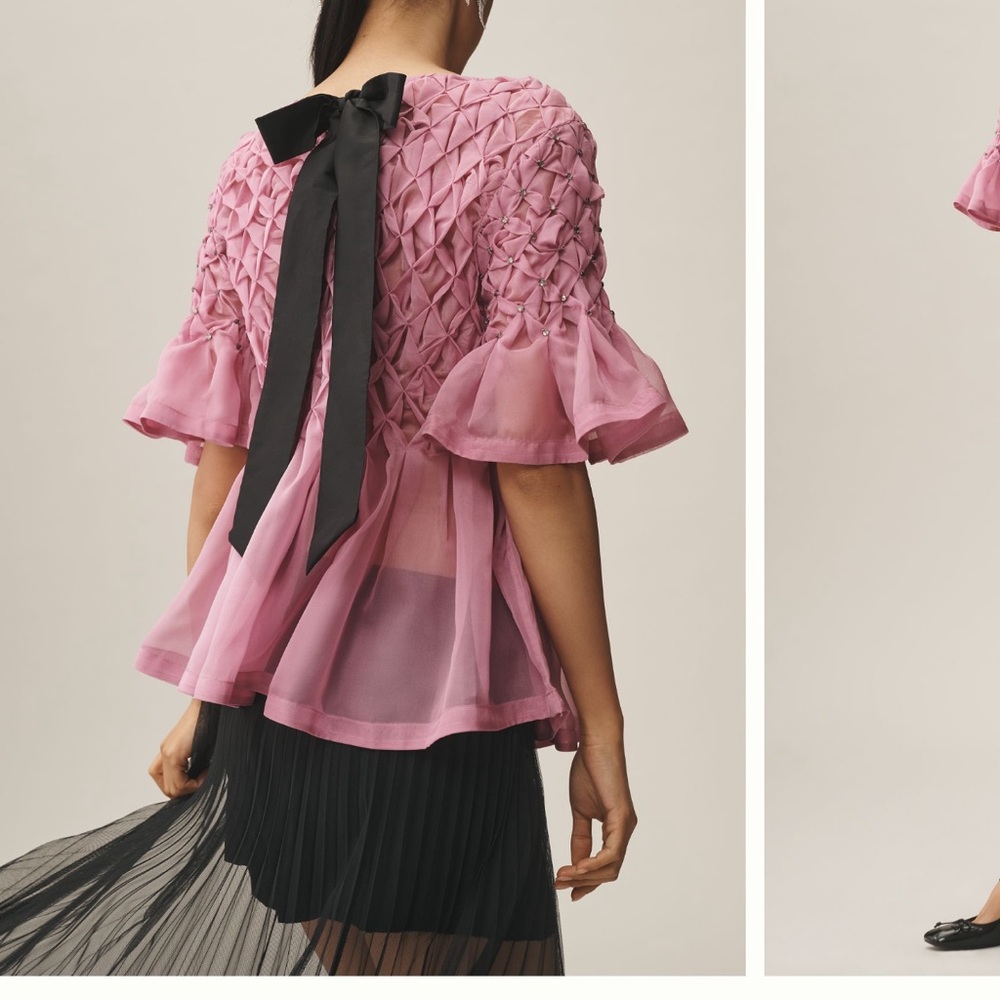 Maeve for Anthropologie Babydoll Blouse